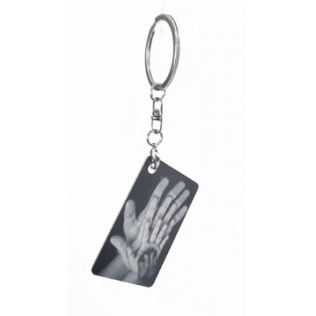 Llavero Metálico Doble Cara Personalizado 6x4cms | Foto Vialy