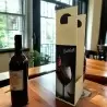 Porta botellas de vino en madera